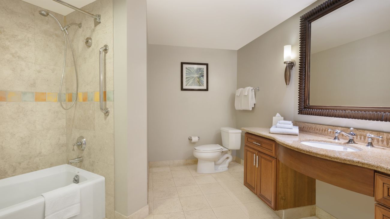 Guest Bathroom, Maui Wing